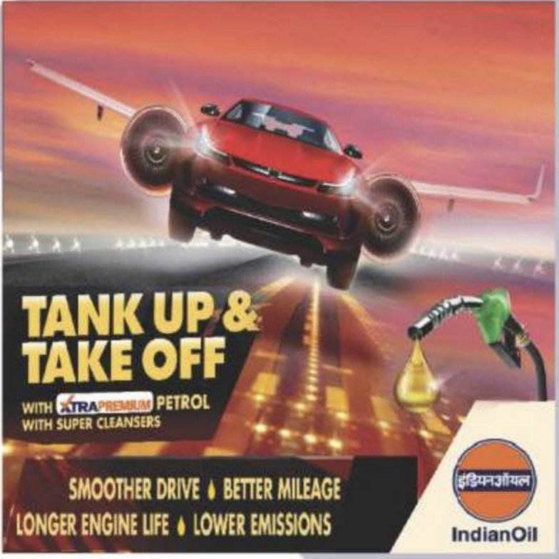 Indian Oil product campaign print design