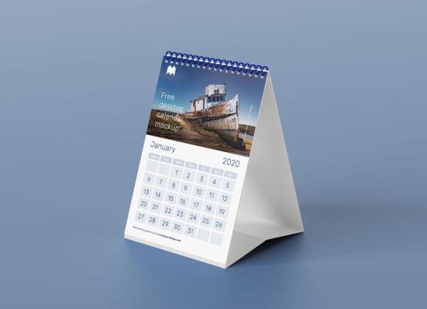 A5 Desktop Calendar (Portrait)