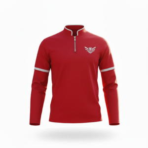 full sleeve chineese collar and zip