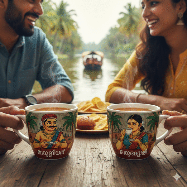 2 cups with personalized print