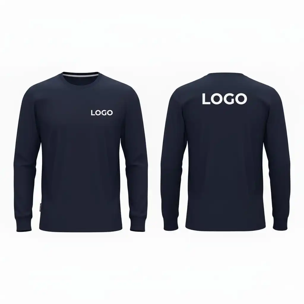 colored round neck full sleeve t shirt
