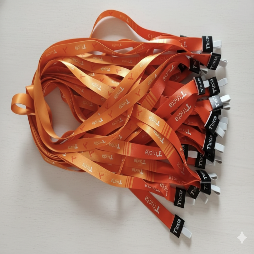 logo branding lanyard (minimum order : 16 pieces)